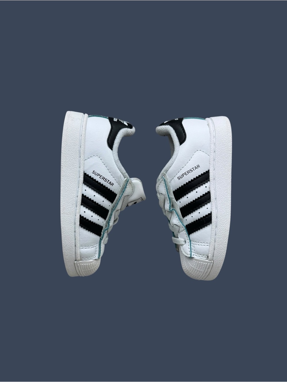 Adidas Superstar Toddler Sneakers Size 6K White Black Classic Shell Toe Shoes